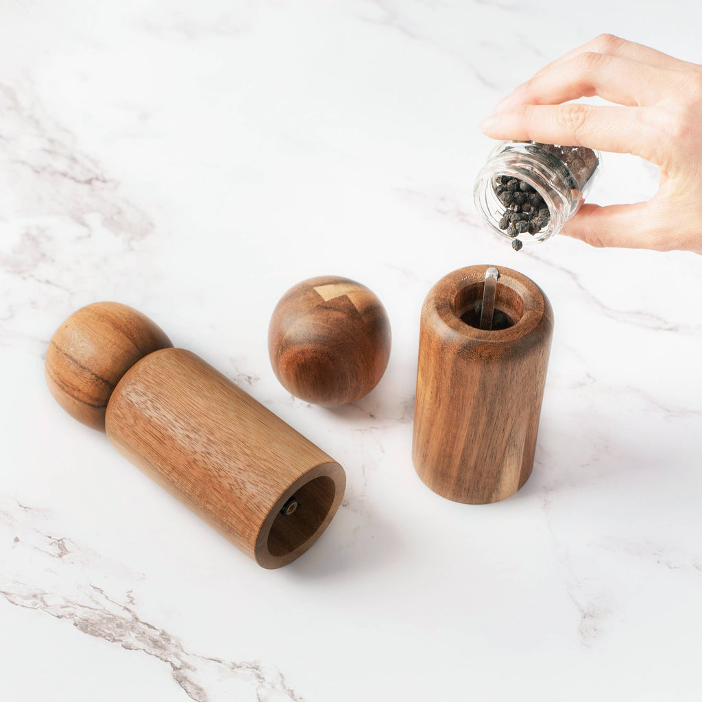 Guayabo Spice Mills (2-Pack, Grinders) - Acacia Wood