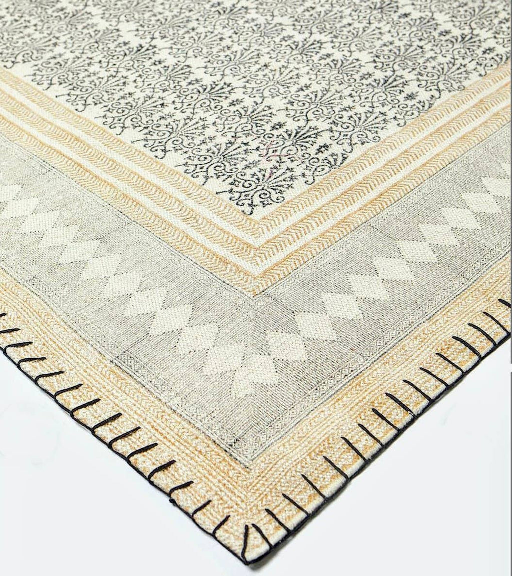 Diamonds & Flowers Area Rug