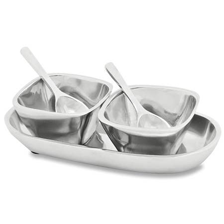 5-Piece Mini Dip Set in Polished Aluminum