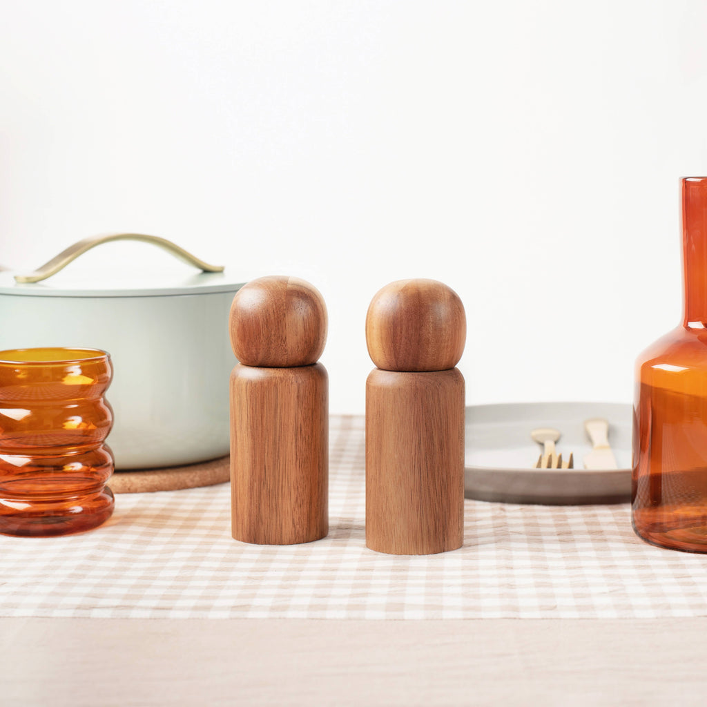 Guayabo Spice Mills (2-Pack, Grinders) - Acacia Wood