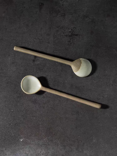 Handmade Ceramic Coffee/Tea Spoon - Japan