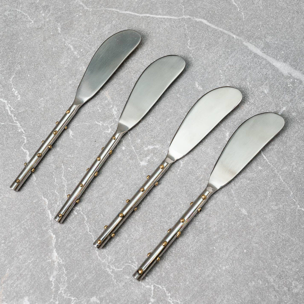 SS & Gold Dots Spreader Set