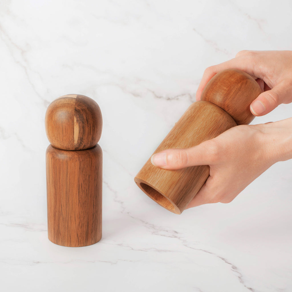 Guayabo Spice Mills (2-Pack, Grinders) - Acacia Wood