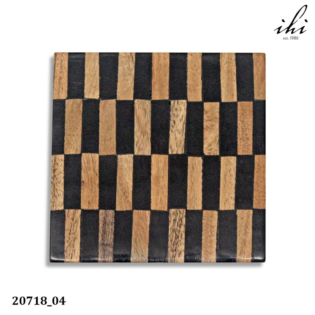 Black & Wood Coaster