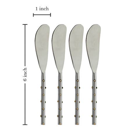 SS & Gold Dots Spreader Set