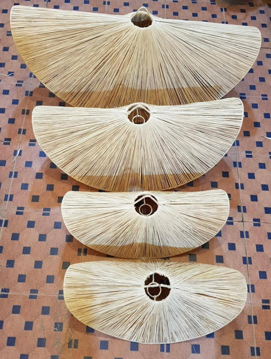 Raffia pendant light natural , Natural Wicker Chandelier,