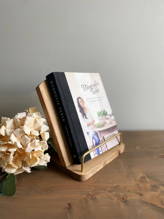 Cookbook Stand, Recipe Stand | Walnut
