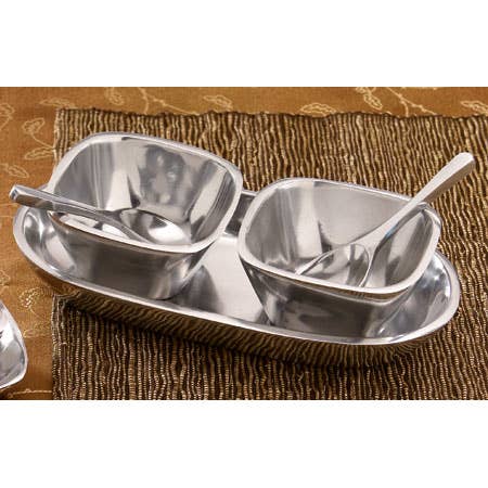 5-Piece Mini Dip Set in Polished Aluminum