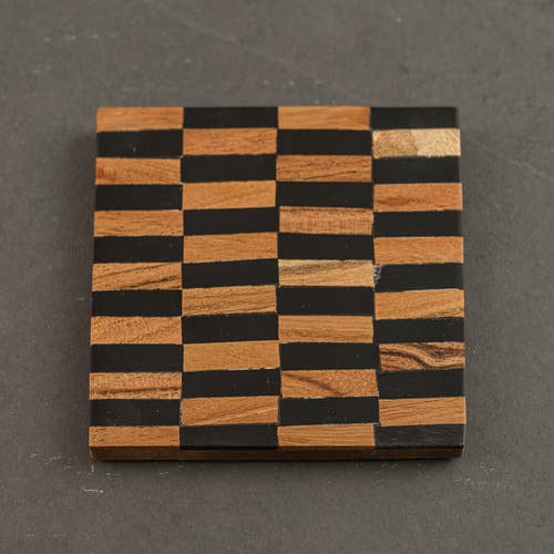 Black & Wood Coaster
