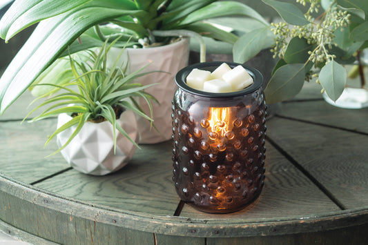Vintage Bulb Illumination Fragrance Warmer-Smokey Hobnail