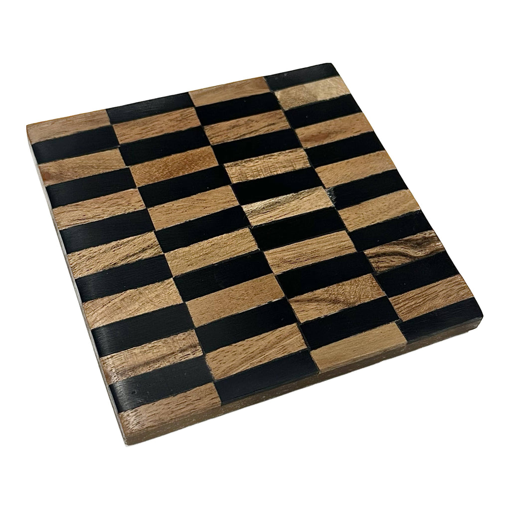 Black & Wood Coaster
