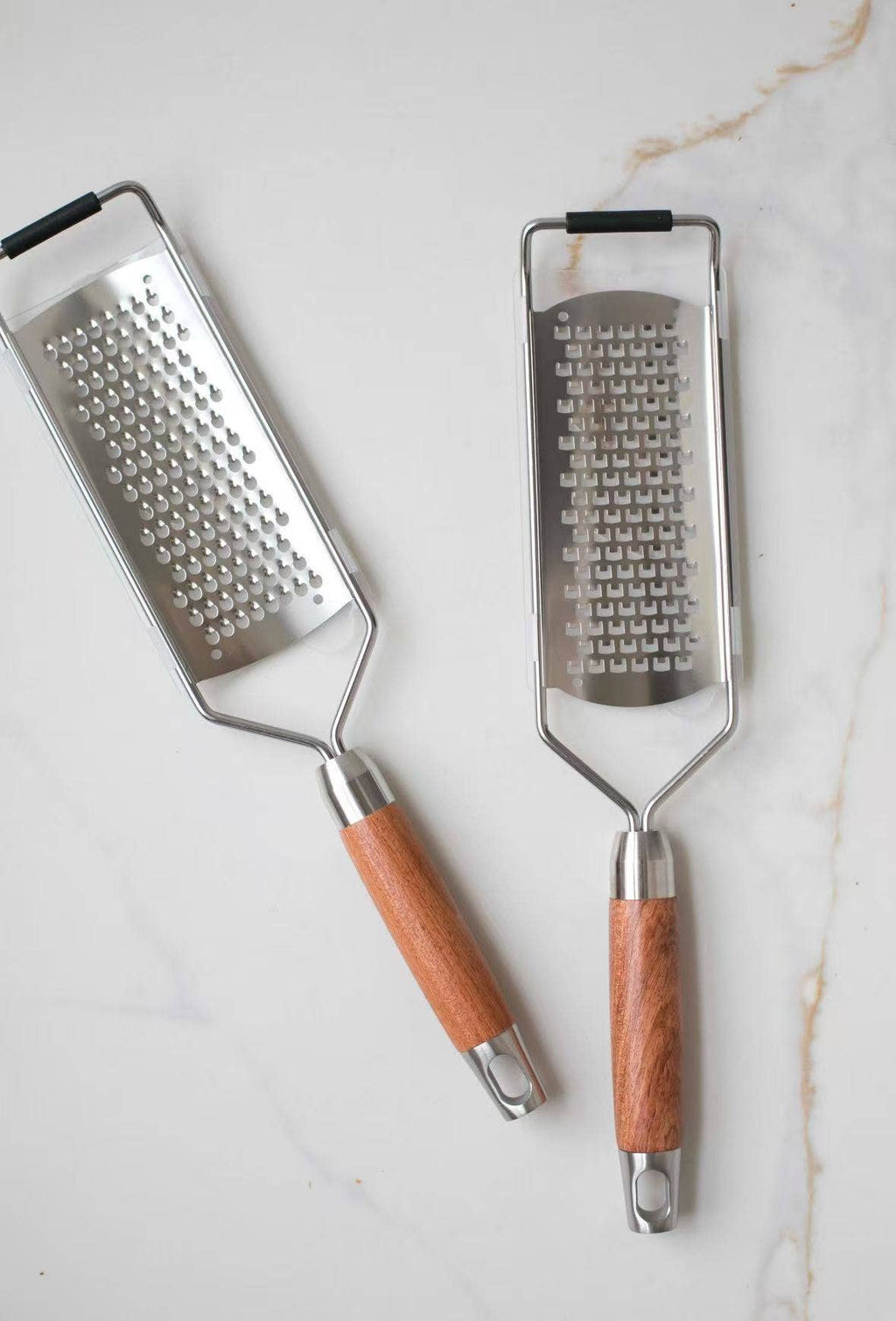 Cheese Grater with Walnut Wood Handle