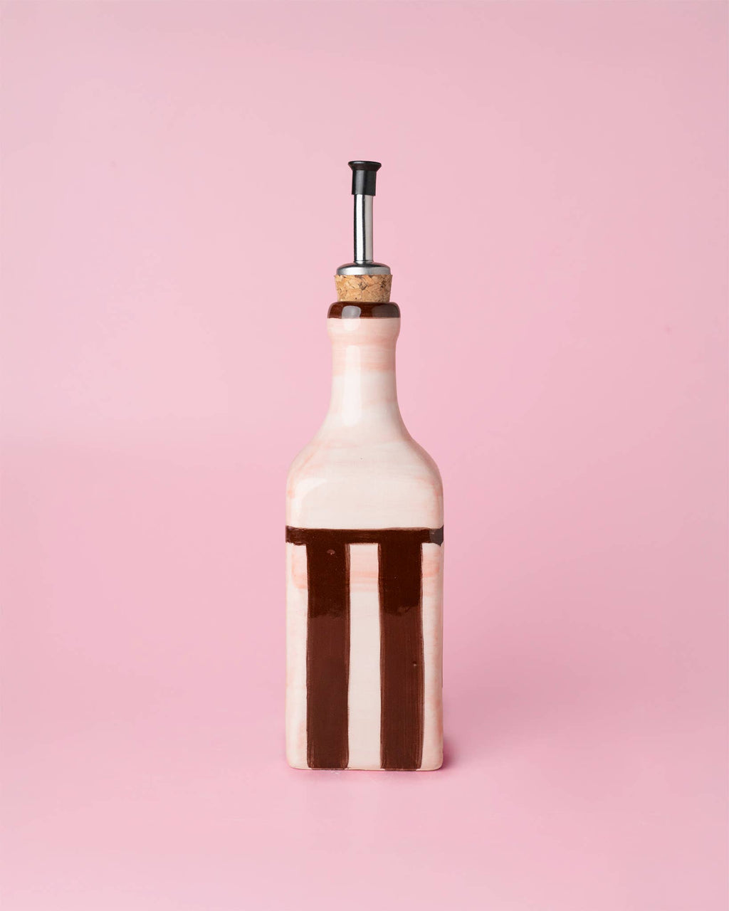Ceramic Oil Dispenser / 475ml / CHOCOLATE