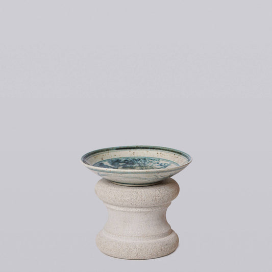 Small Blue and White Porcelain Three Friends Dish