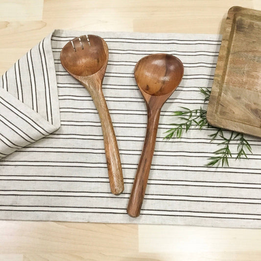 Curved Salad Server Set