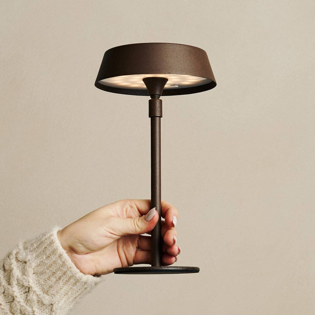 Luca Mocha Brown - USB Rechargeable Lamp | Minimalist, Playful & Dimmable