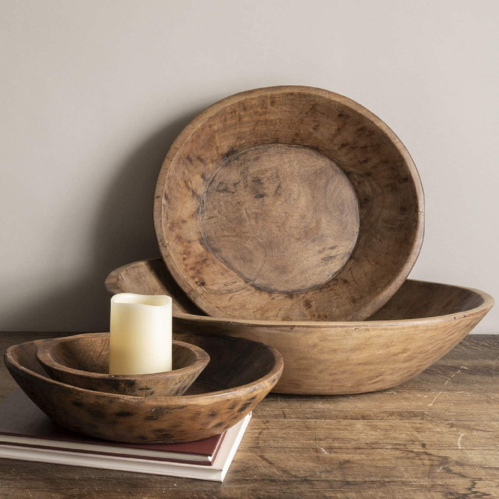 Found Dough Bowl Natural Small