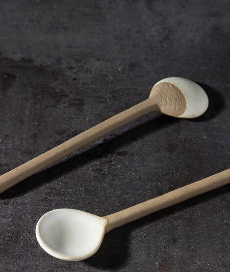 Handmade Ceramic Coffee/Tea Spoon - Japan