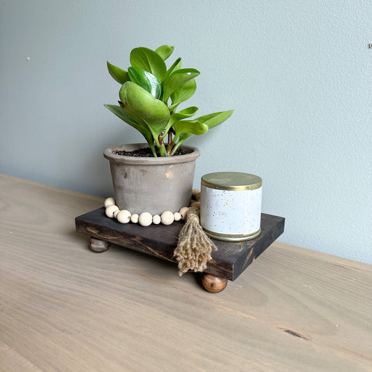 Wood Riser | Soap Stand | Wood Stand | Espresso