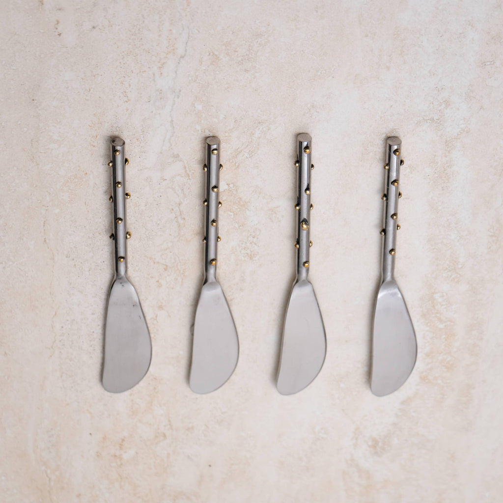 SS & Gold Dots Spreader Set