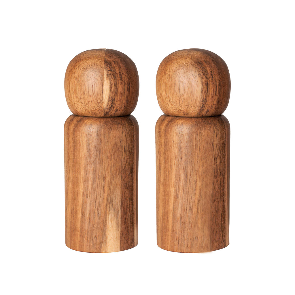 Guayabo Spice Mills (2-Pack, Grinders) - Acacia Wood