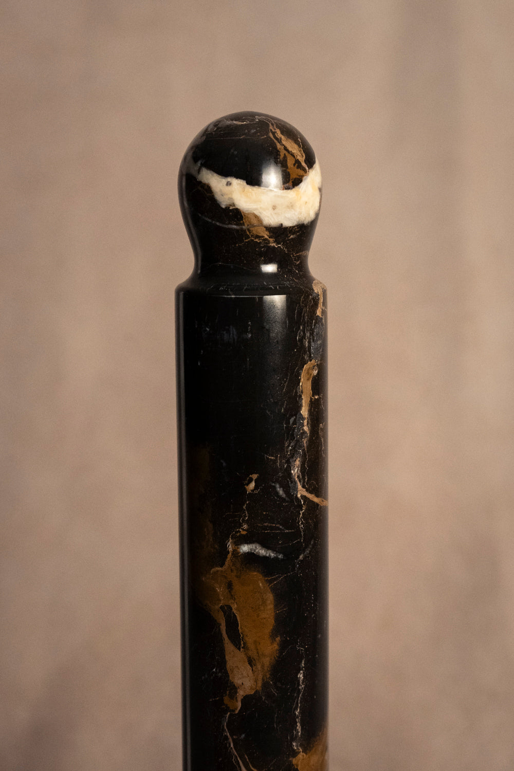 Paper Towel Holder - Black & Gold