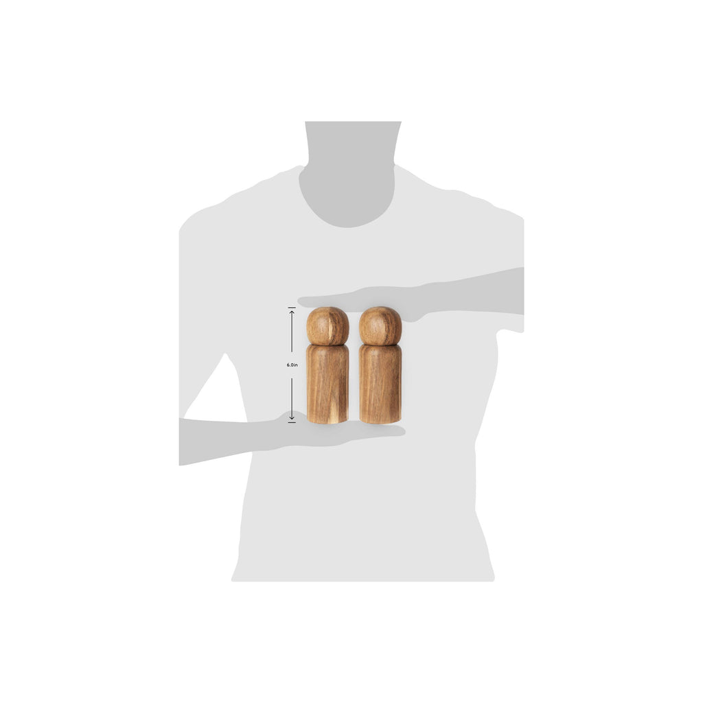 Guayabo Spice Mills (2-Pack, Grinders) - Acacia Wood