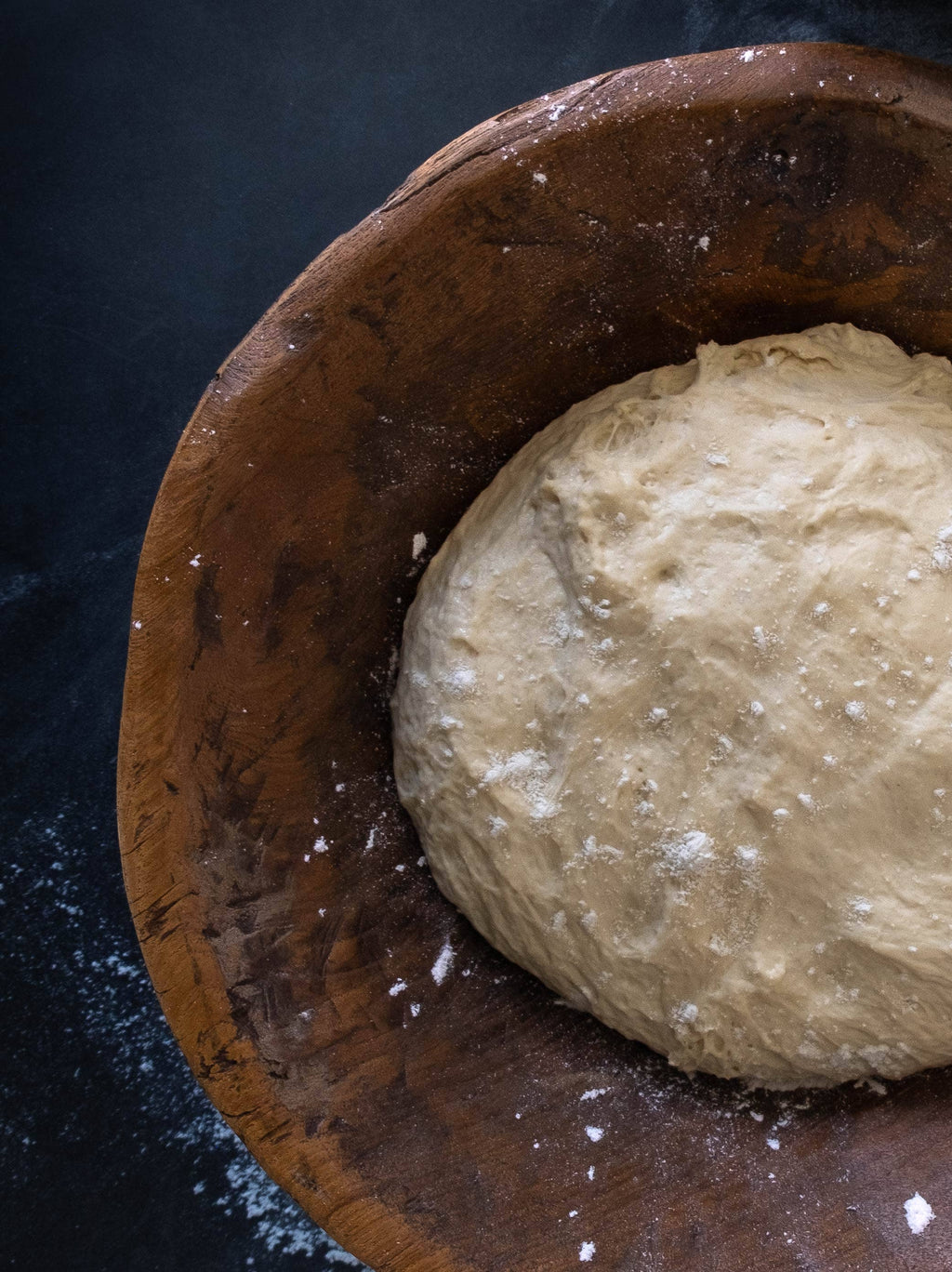 Found Dough Bowl Natural Small