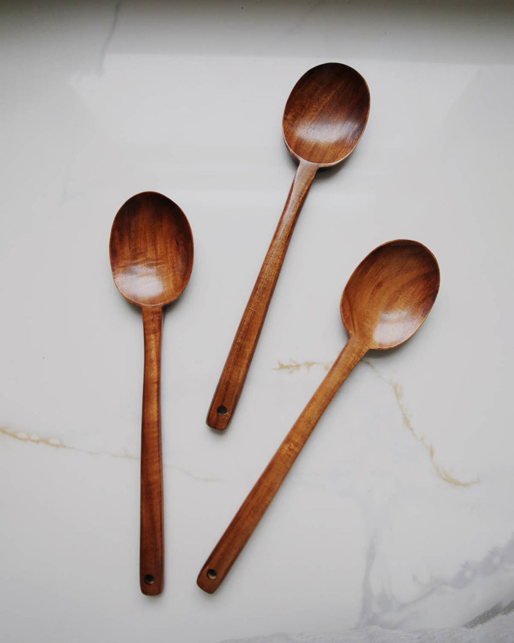 Teak Wood Long Handle Spoon