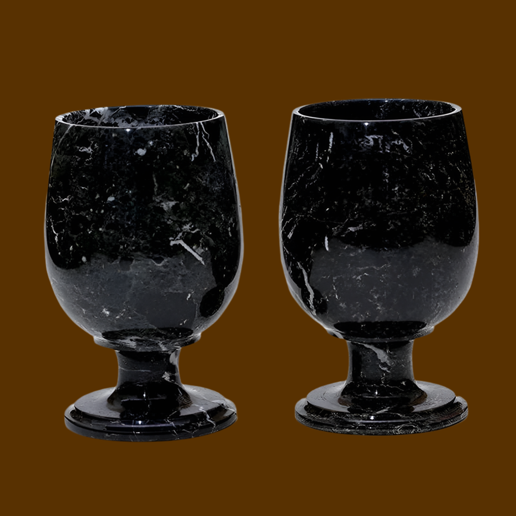 Marble Wine Glass