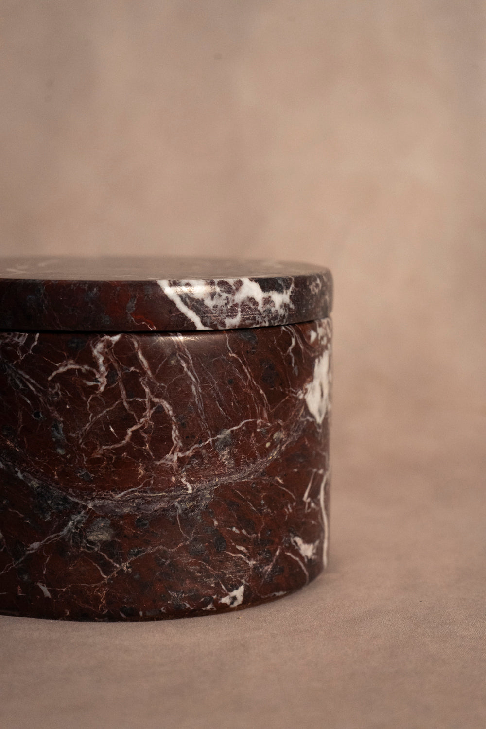 Candy Jar Red Zebra - Marble