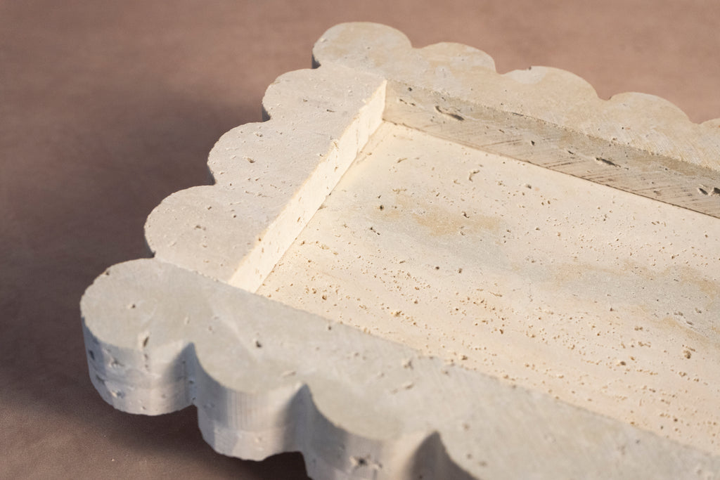 Vanity Tray - Travertine