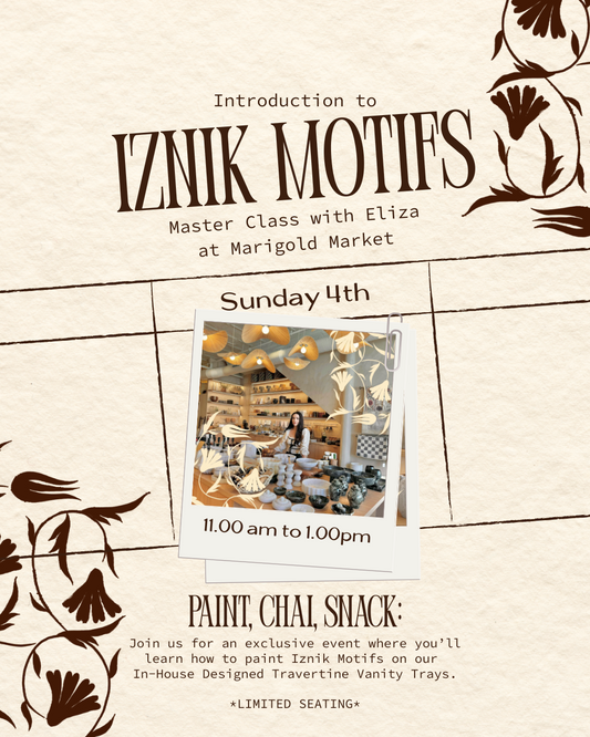 Master Class with Eliza: Intro to Iznik Motifs
