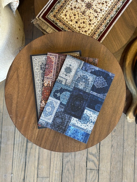 Boho Notebook - Blue patchwork