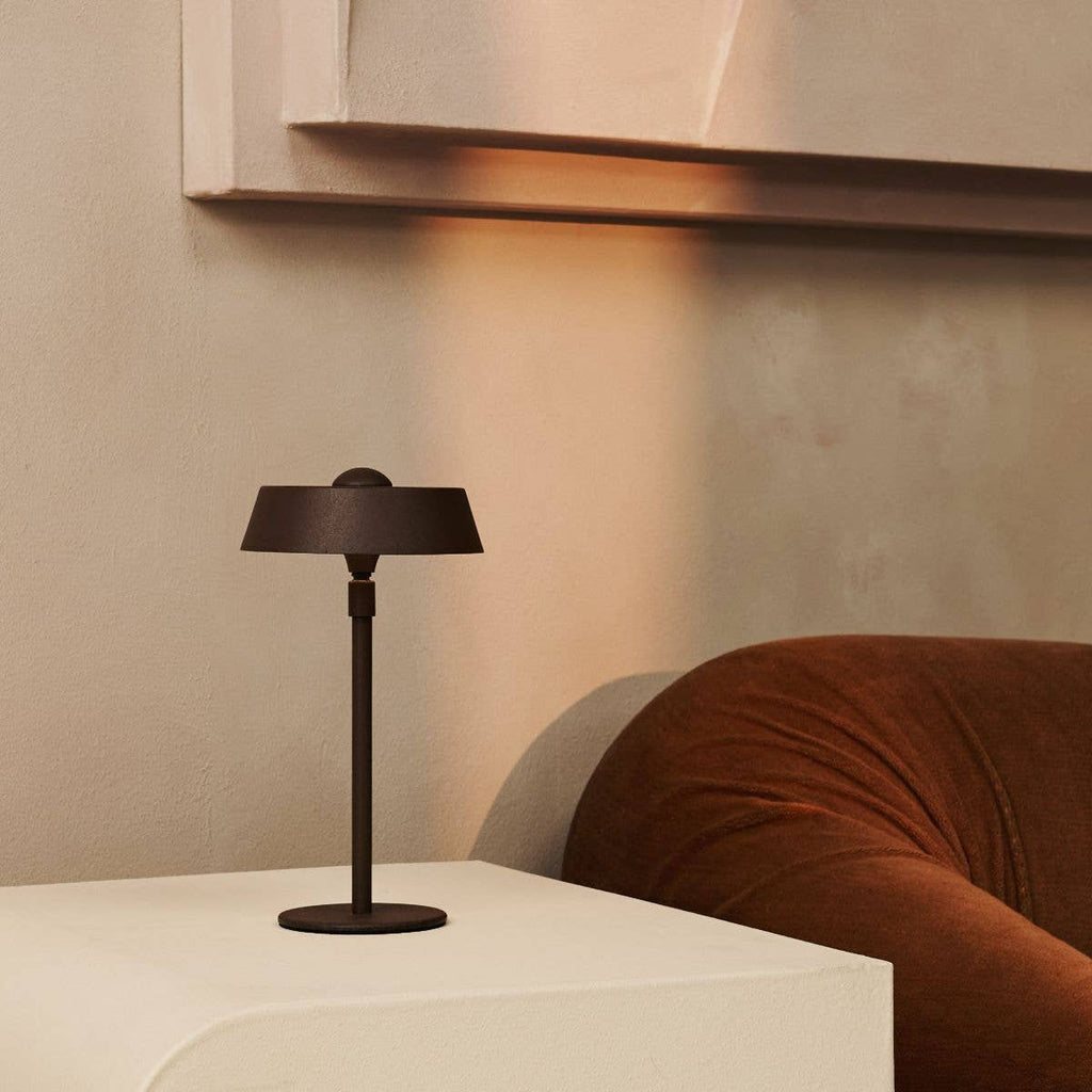 Luca Mocha Brown - USB Rechargeable Lamp | Minimalist, Playful & Dimmable