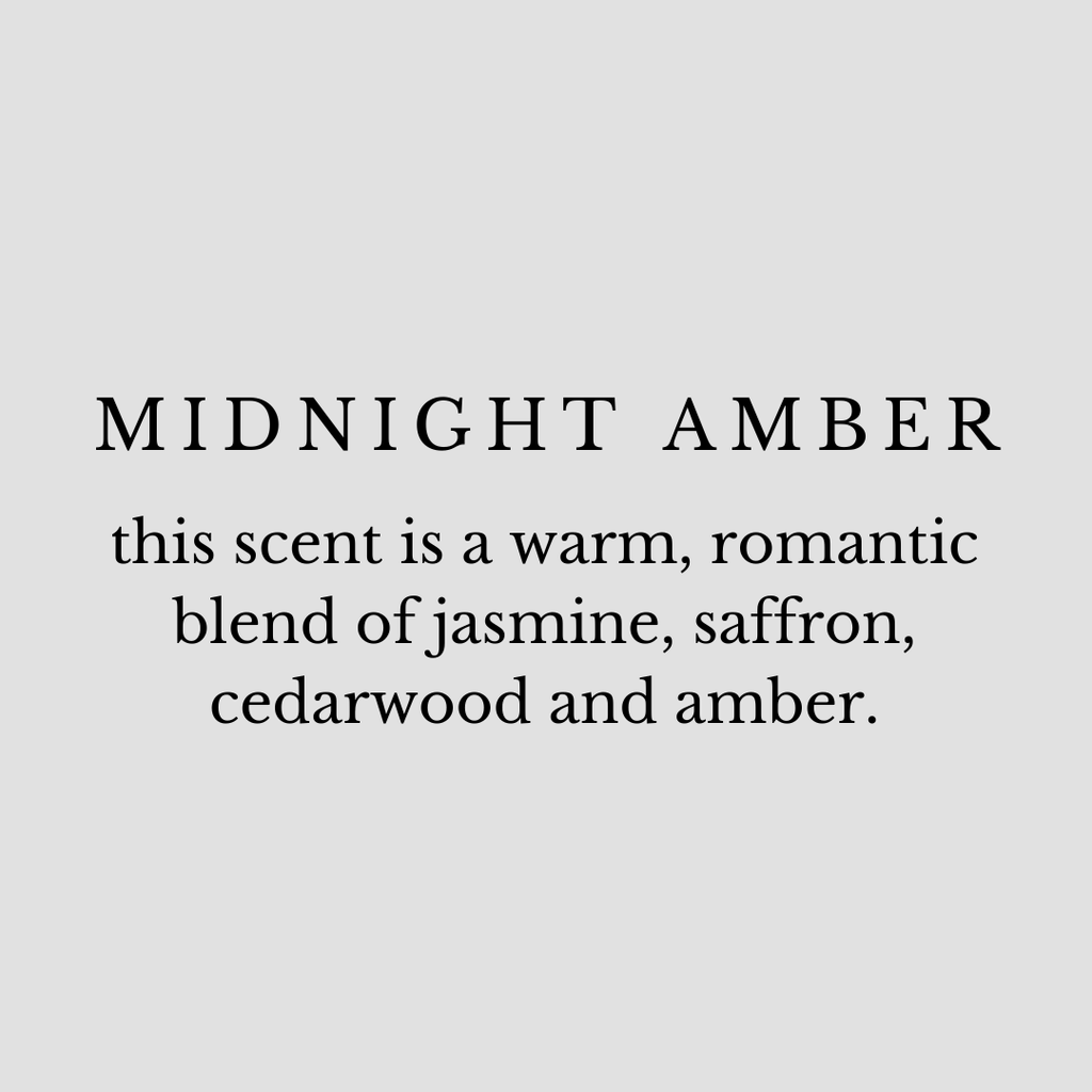 Midnight Amber- 4 oz Amber Glass Room+Linen Spray- Gold Top