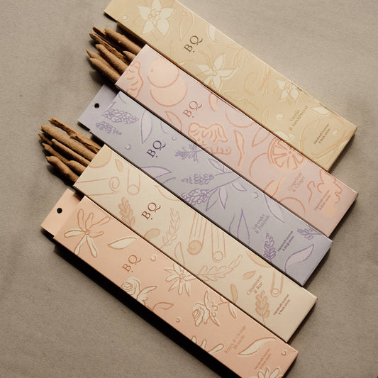 Botanical Thick Incense Roses and Orange Blosssom
