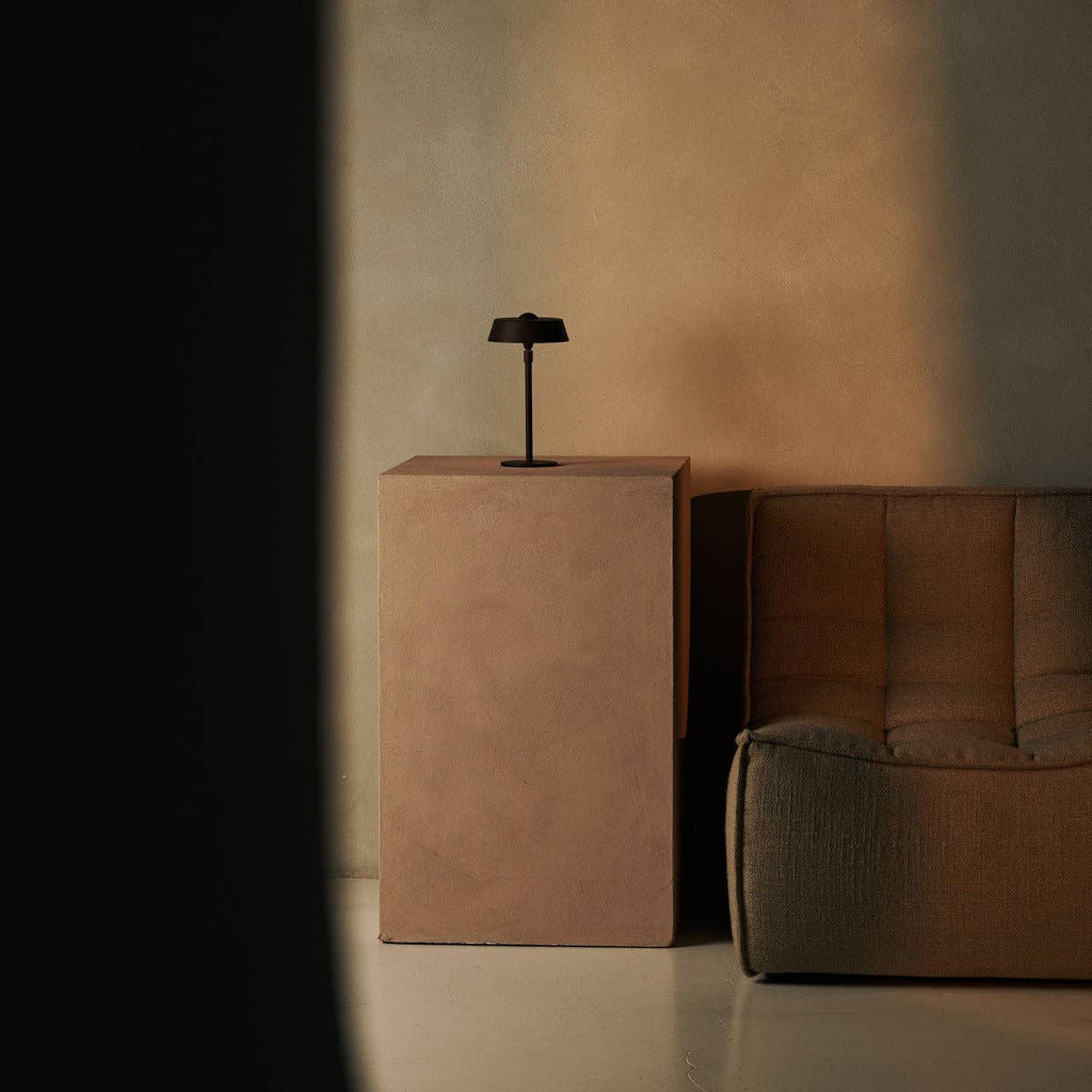 Luca Mocha Brown - USB Rechargeable Lamp | Minimalist, Playful & Dimmable