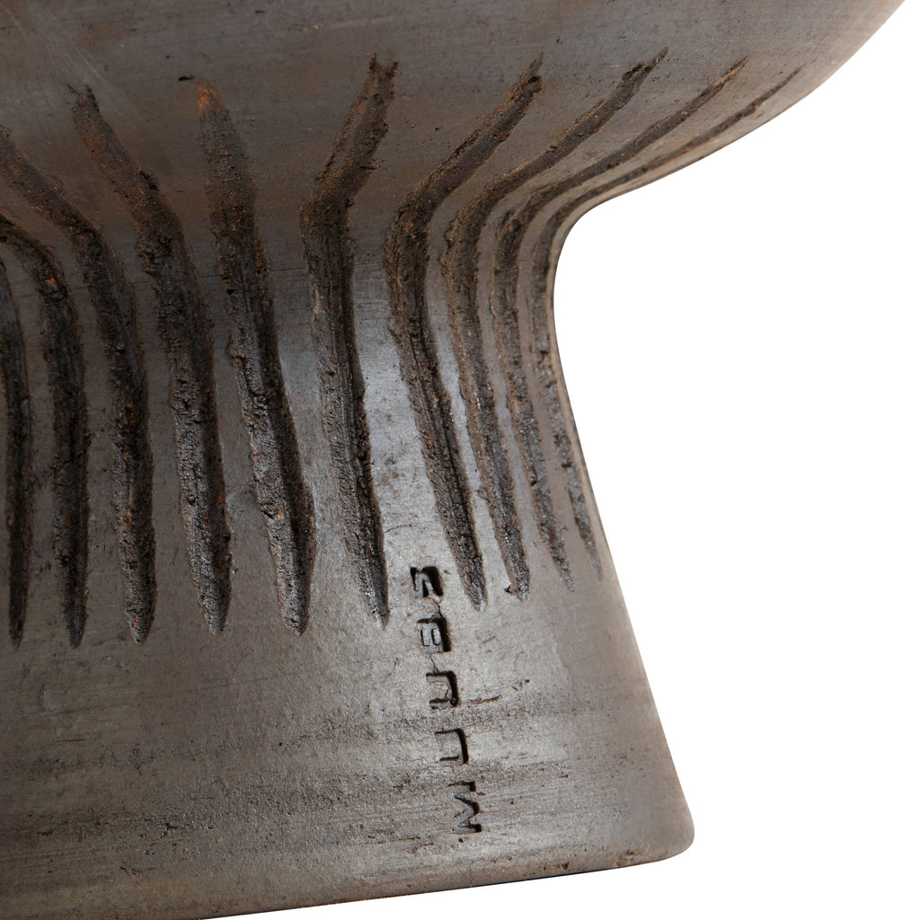 Fire Terracotta Pedestal Bowl
