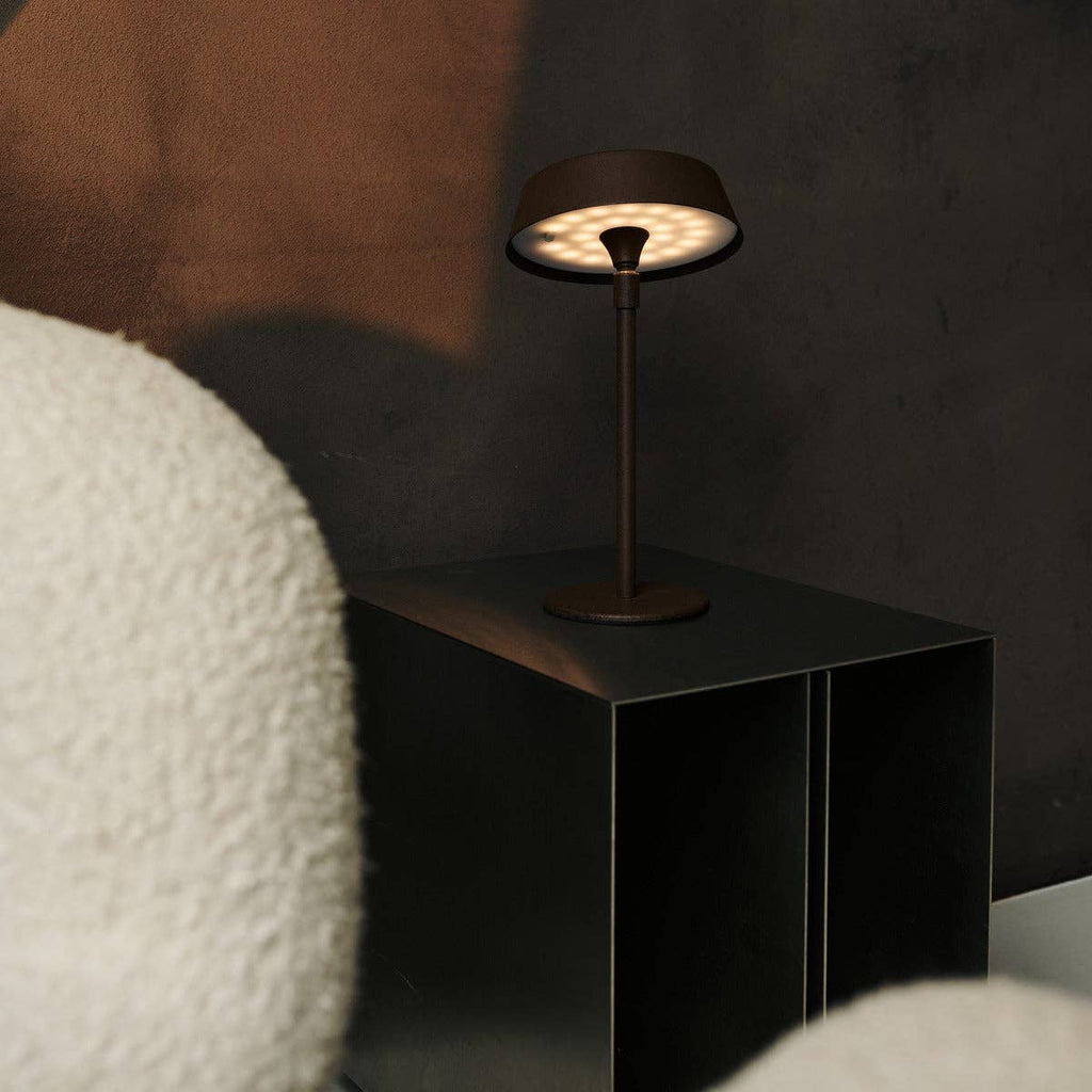 Luca Mocha Brown - USB Rechargeable Lamp | Minimalist, Playful & Dimmable