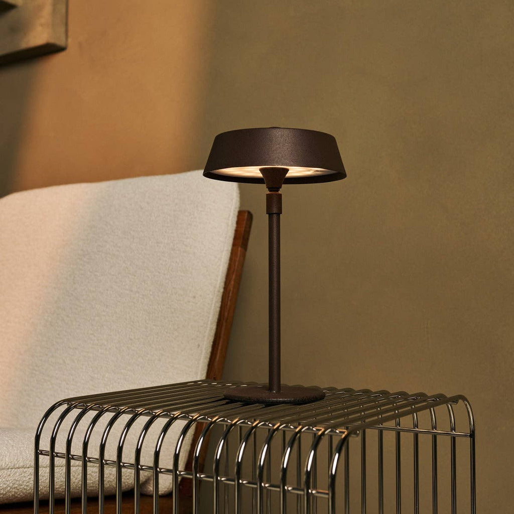 Luca Mocha Brown - USB Rechargeable Lamp | Minimalist, Playful & Dimmable
