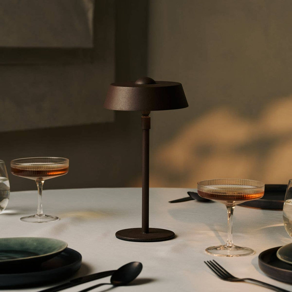 Luca Mocha Brown - USB Rechargeable Lamp | Minimalist, Playful & Dimmable