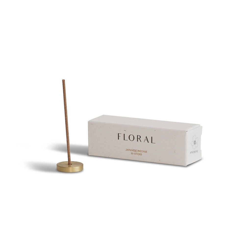 Anemone Japanese Incense Set | 30 sticks