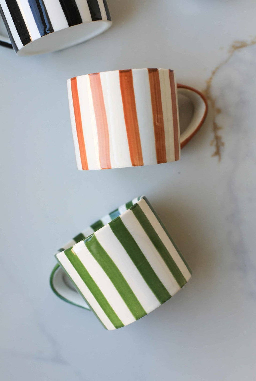 Simple Striped Mugs