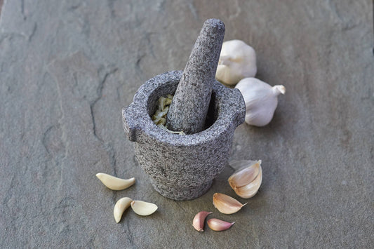 Granite Mortar and Pestle, 4” x 4.75” x 4.25”