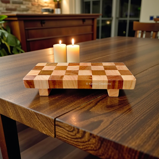 Wooden Trivet. Table Organizer, Riser.