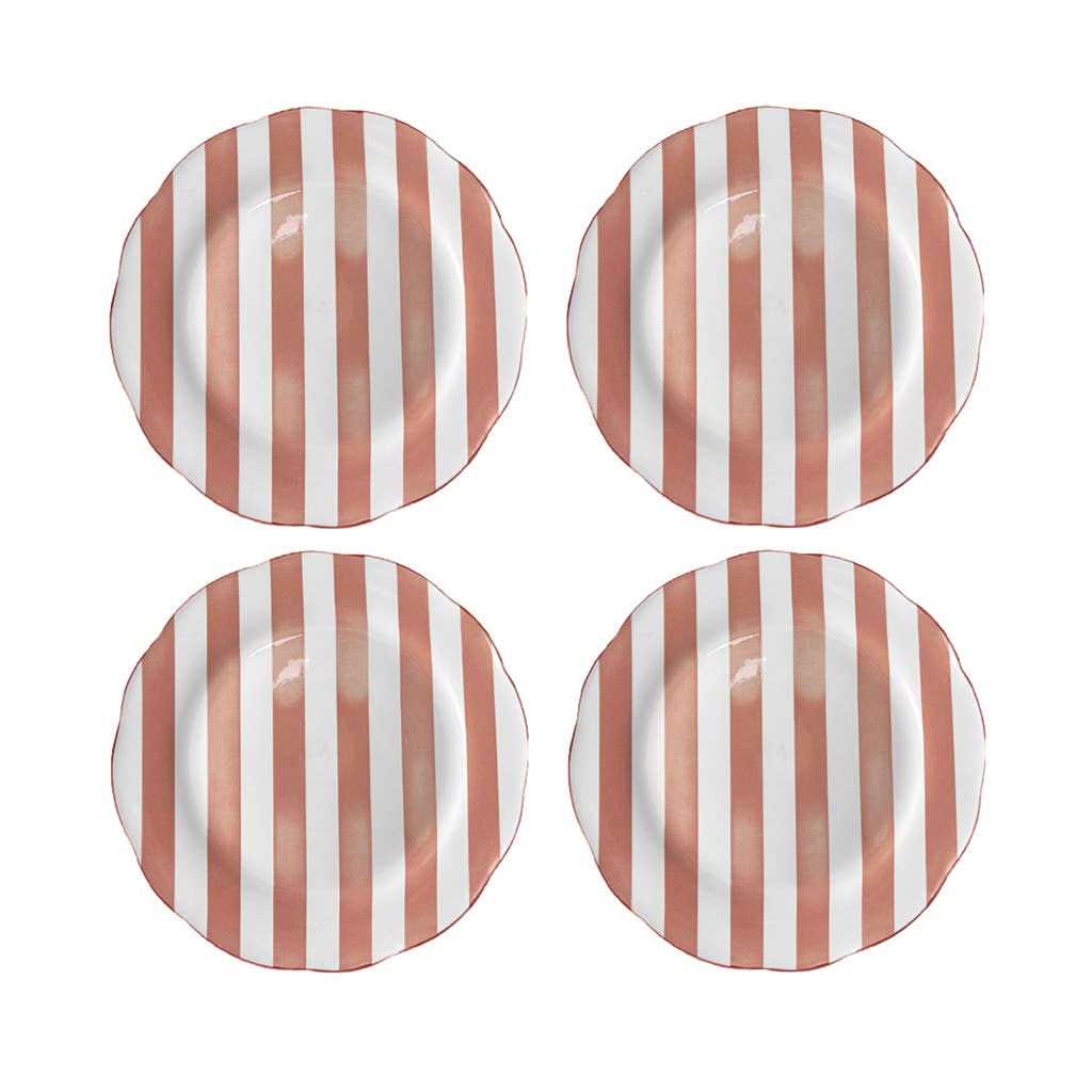 Pink trattoria dinner plates D26.7cm