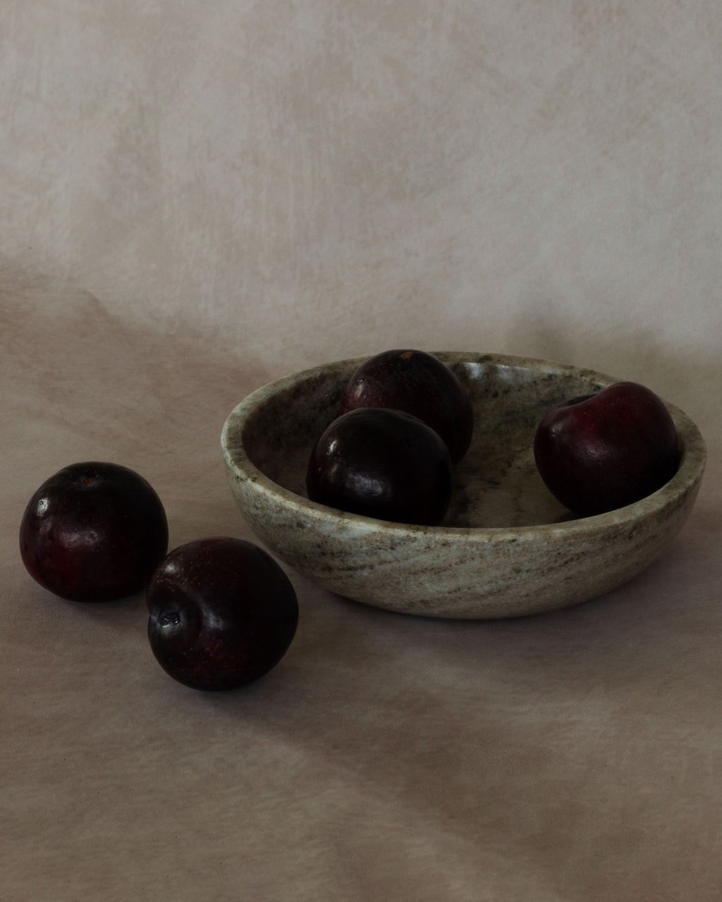 Sm. Brown Galaxy Marble Bowl 6"