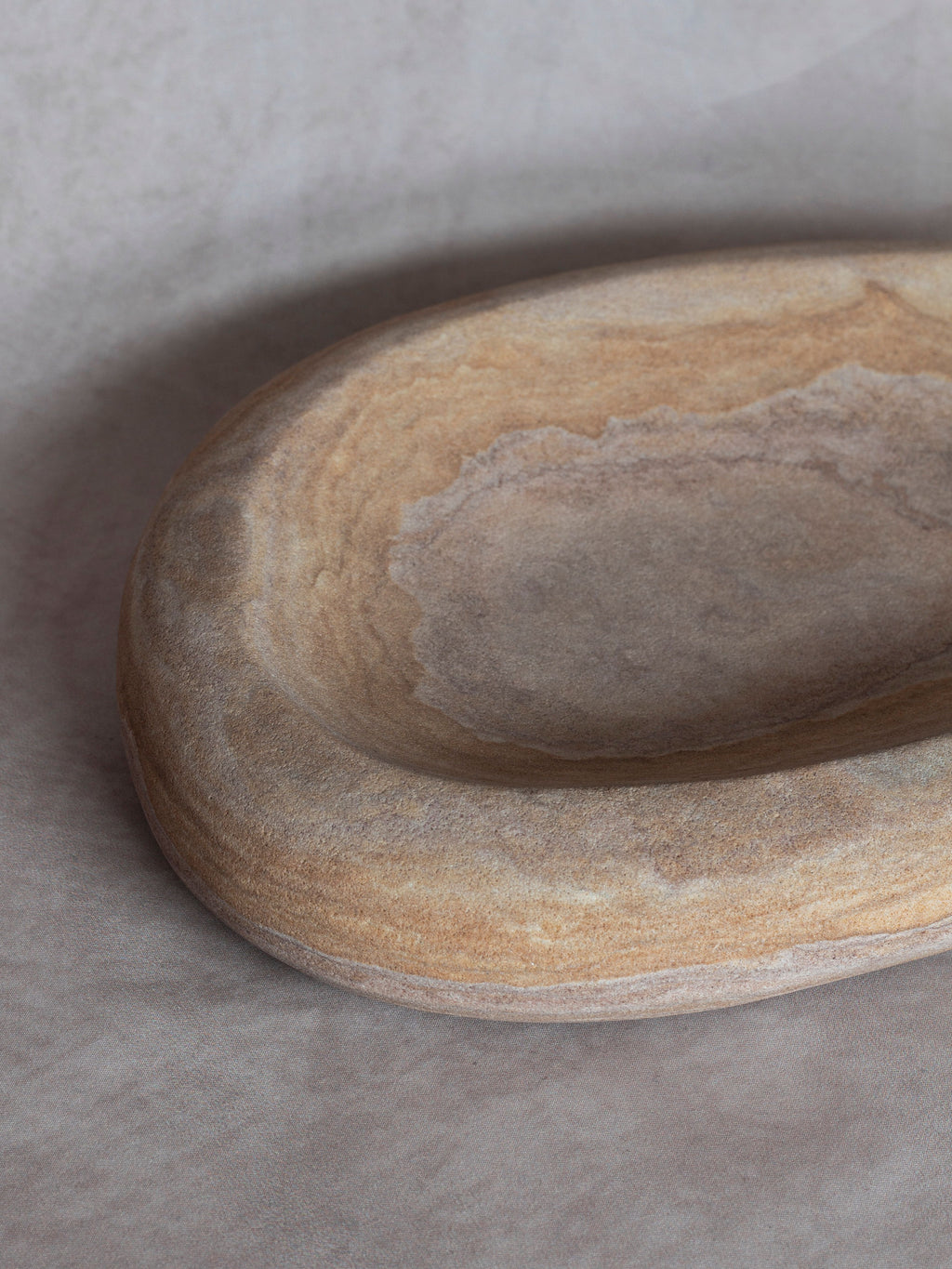 Rainbow Sandstone Pebble Catchall