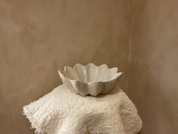 FLUTED BOWL TRAVERTINE 12X12X4 - Marigold Market
